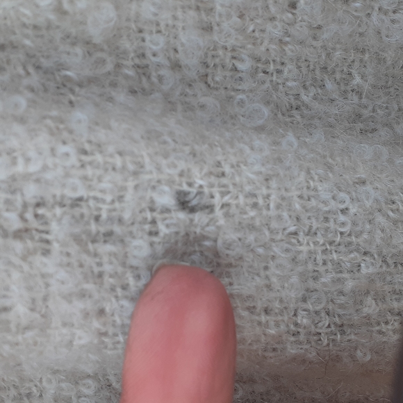 vtg Zelinka Matlik for I Magnin Tan Tweed Pea Coat, Duster Medium L - Picture 6 of 9